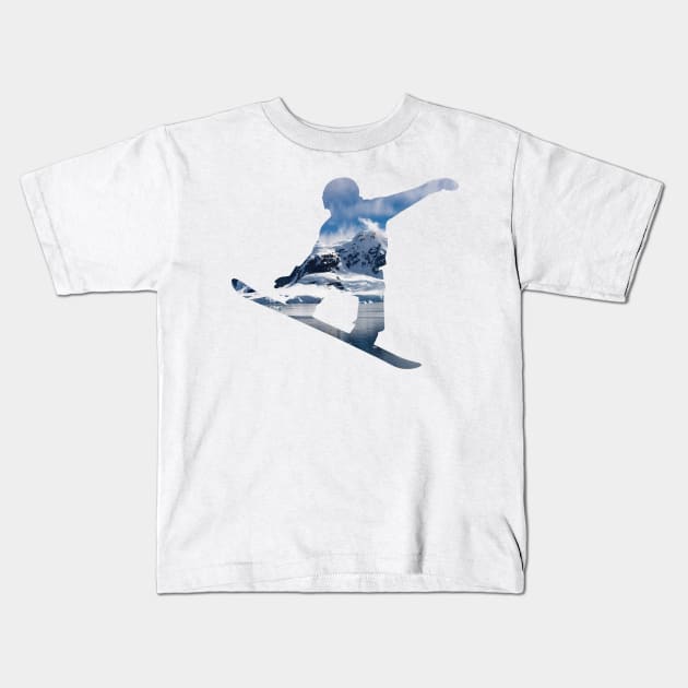 Snowboard 5 Kids T-Shirt by nuijten